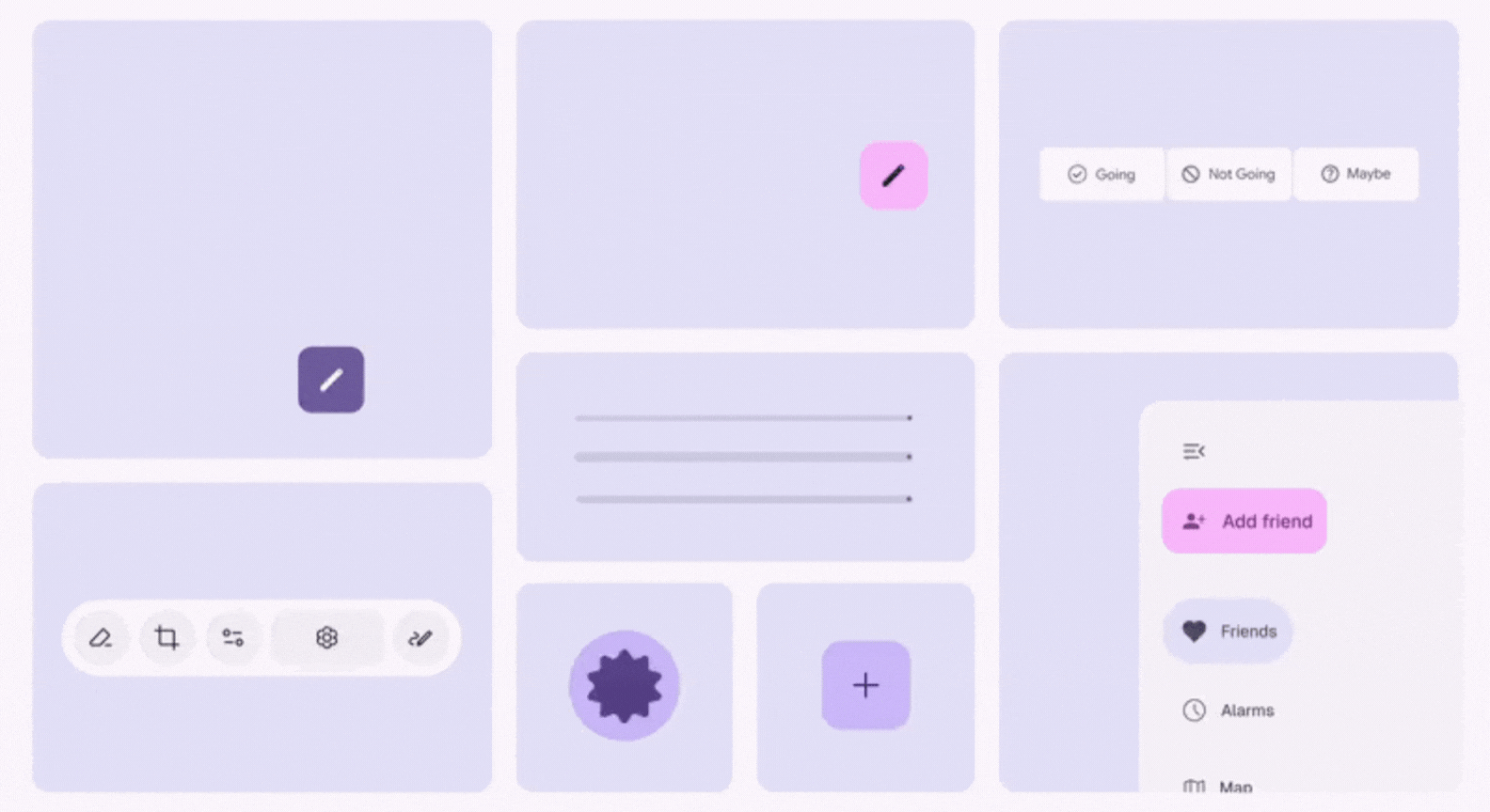 moving image of Material 3 Expressive demo