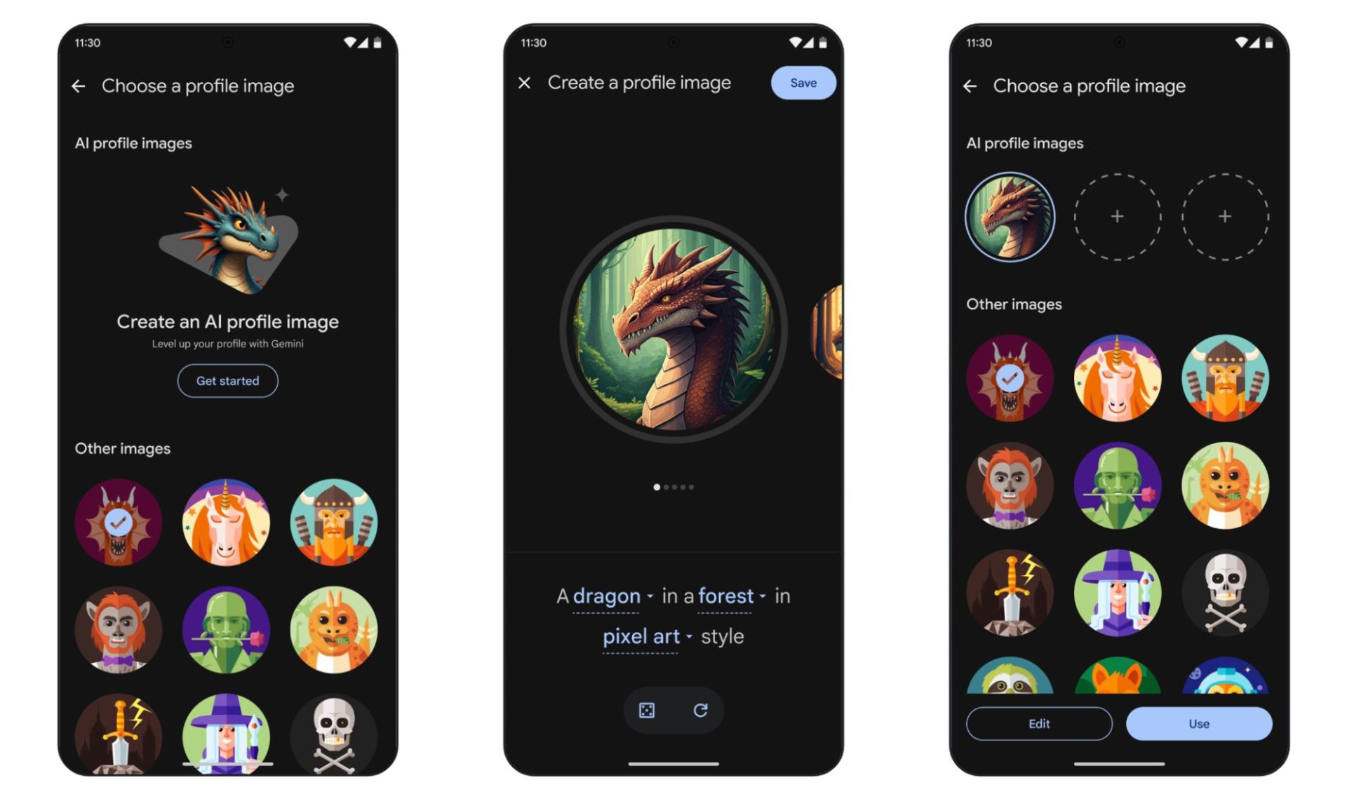Gen AI avatar profiles create player-centric experiences on Google Play