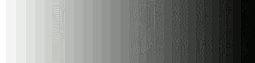 5-bit color gradient showing distinct transition between color values