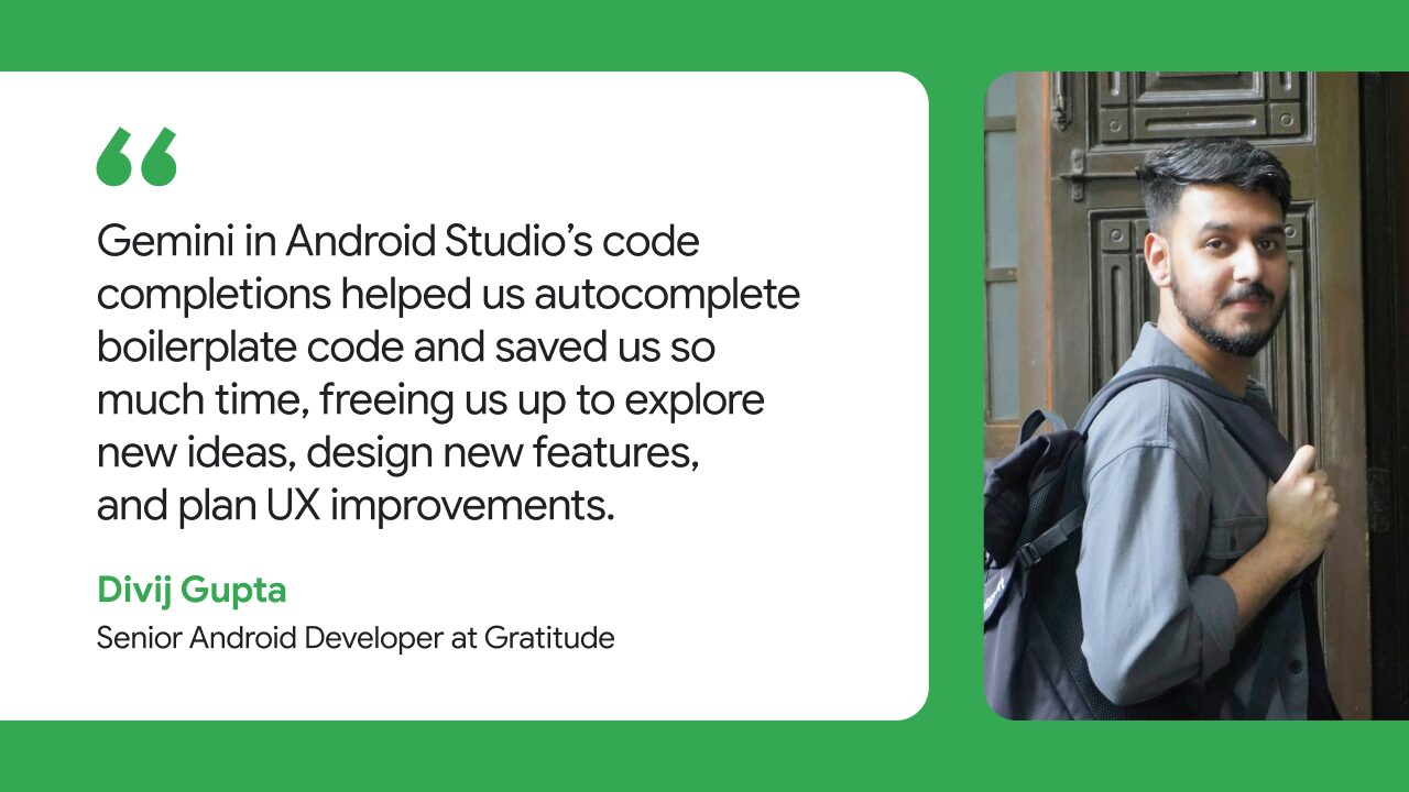 Experimenting with new features using Gemini in Android Studio