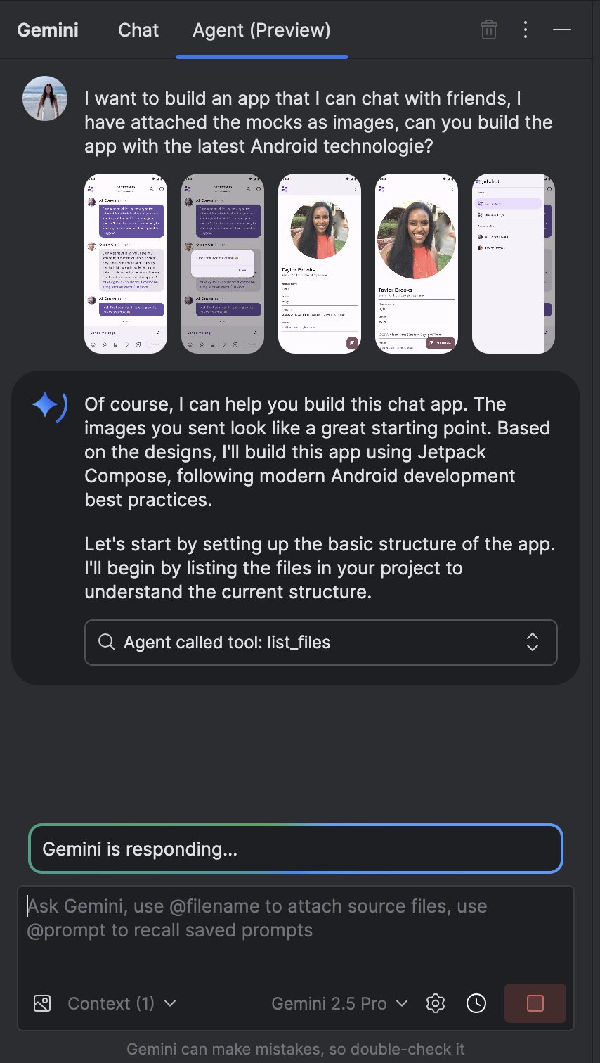 screenshot of image attachment in Gemini in Android Studio