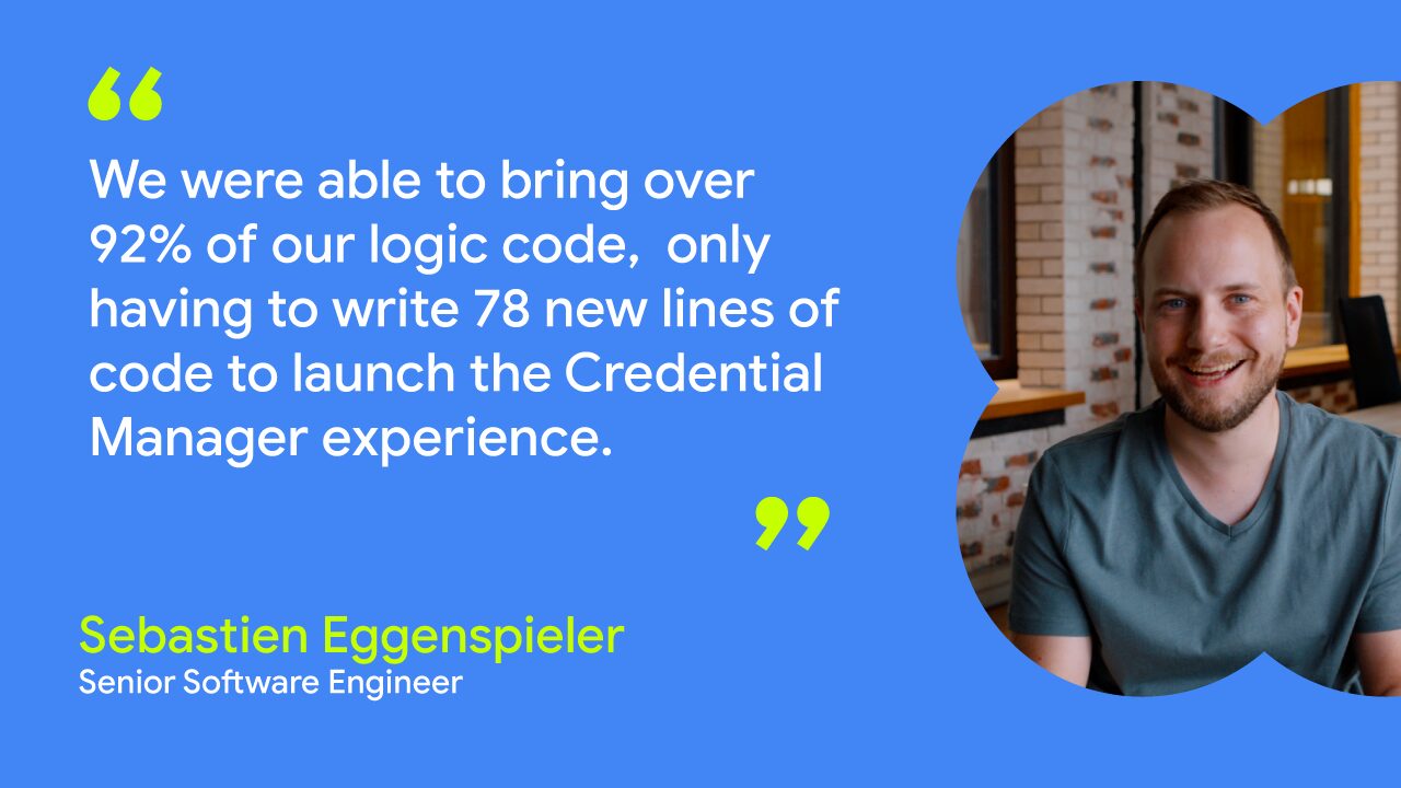 Quote from Sebastien Eggenspieler, Senior engineer at Dashlane