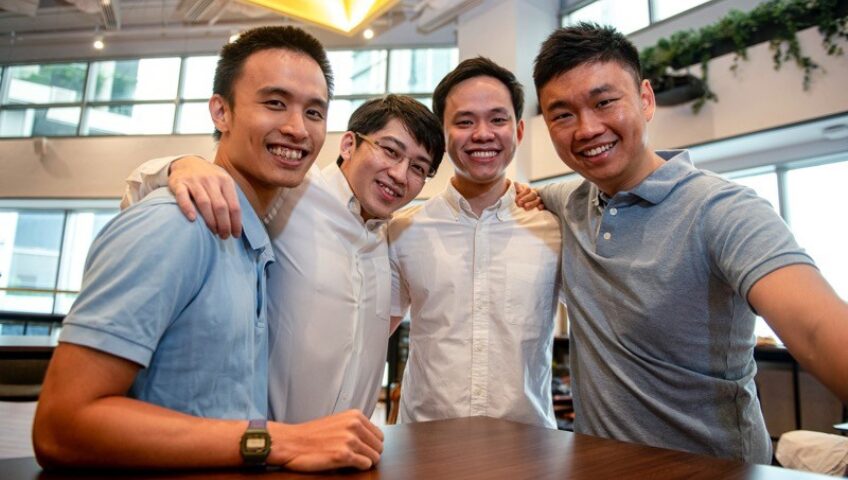 Seah, Yong, Steve, and Oswald, co-founders of Glints 
Singapore, Singapore