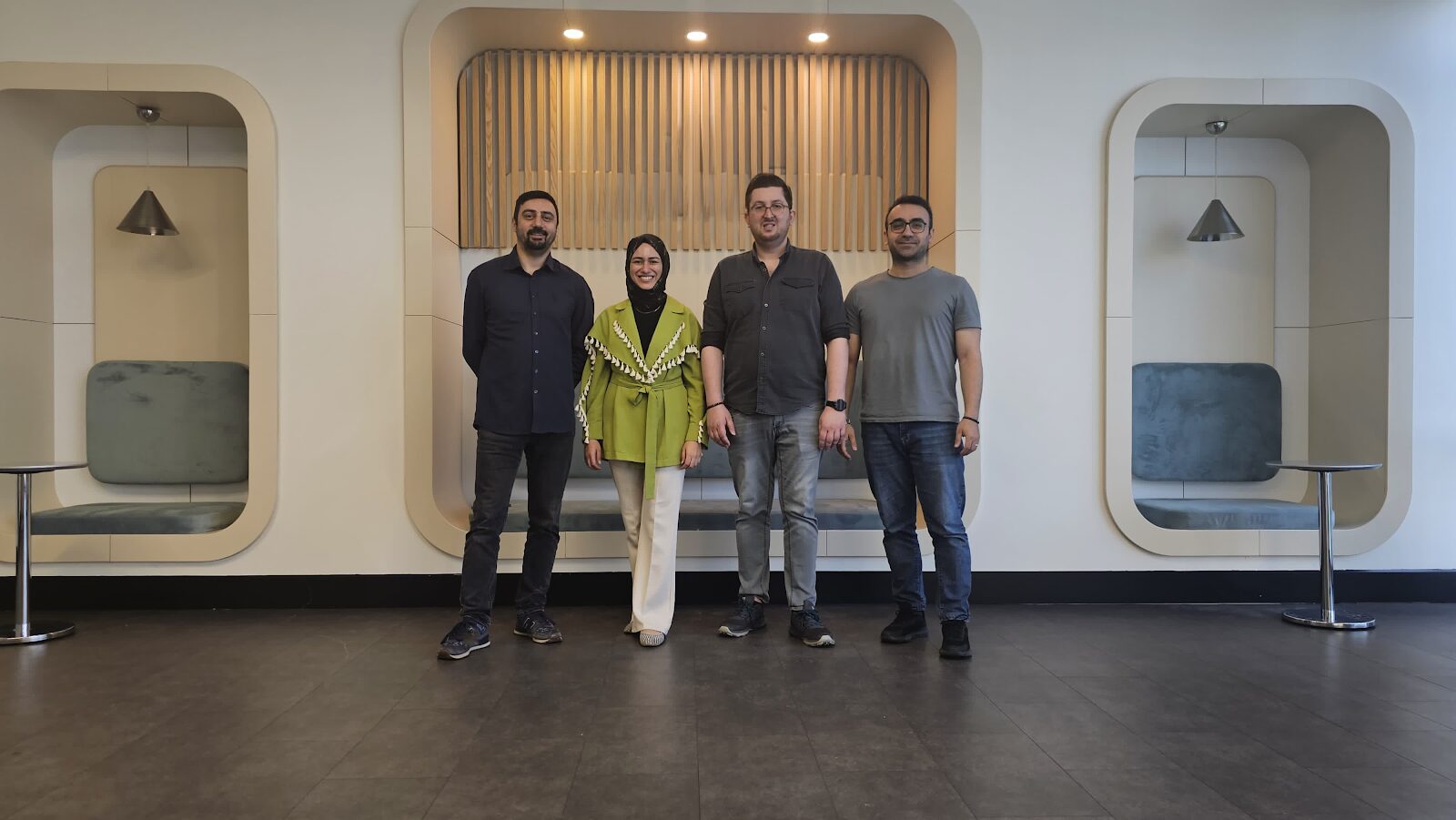 Yağmur, Yusuf D, Yusuf E, and Tolgahan's game Ticarium Business Tycoon teaches real-world finance and entrepreneurial skills in a virtual world.